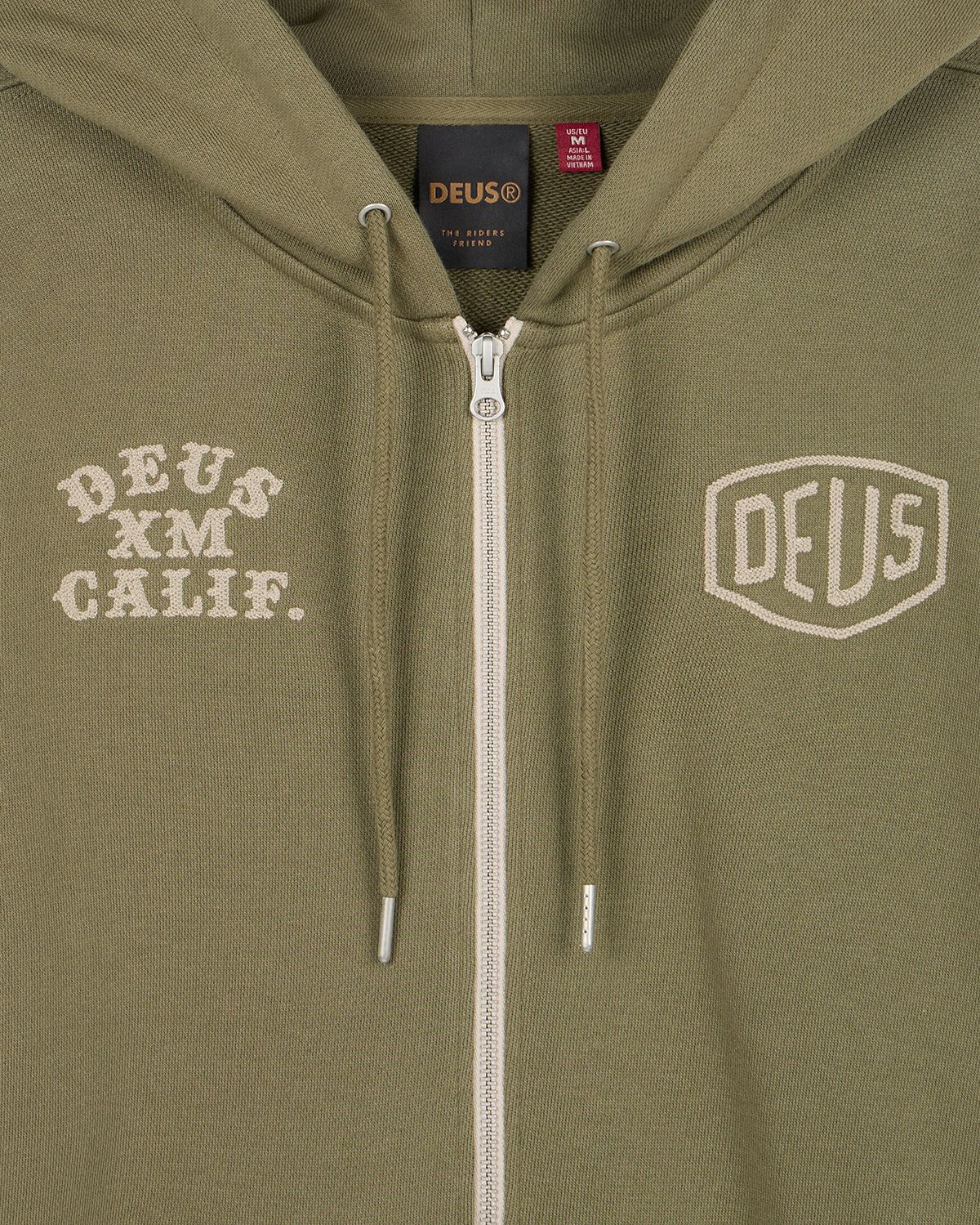 데우스 엑스 마키나(DEUS EX MACHINA) Quick Strike Zip Hoodie_Khaki
