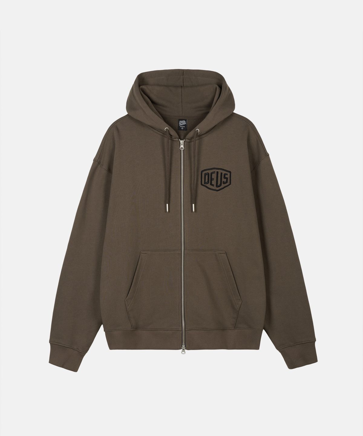 데우스 엑스 마키나(DEUS EX MACHINA) Seoul College Address Zip Hoodie_Olive