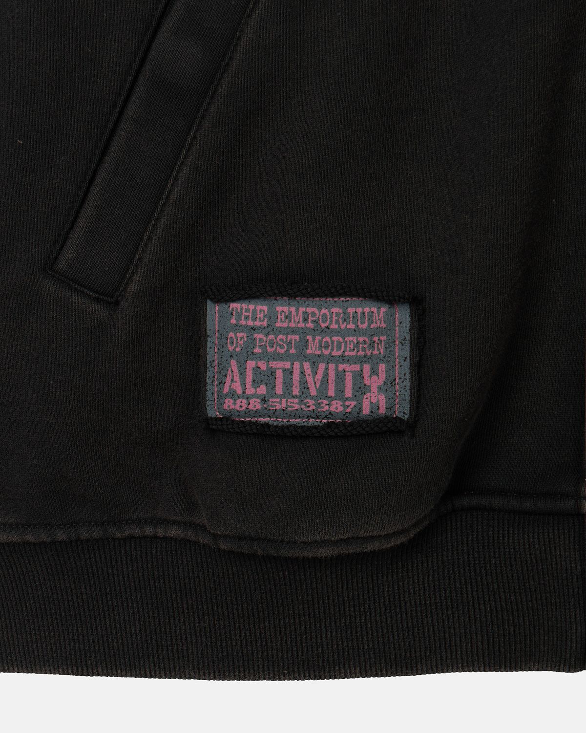 데우스 엑스 마키나(DEUS EX MACHINA) Graphic Zip Hoodie_Black