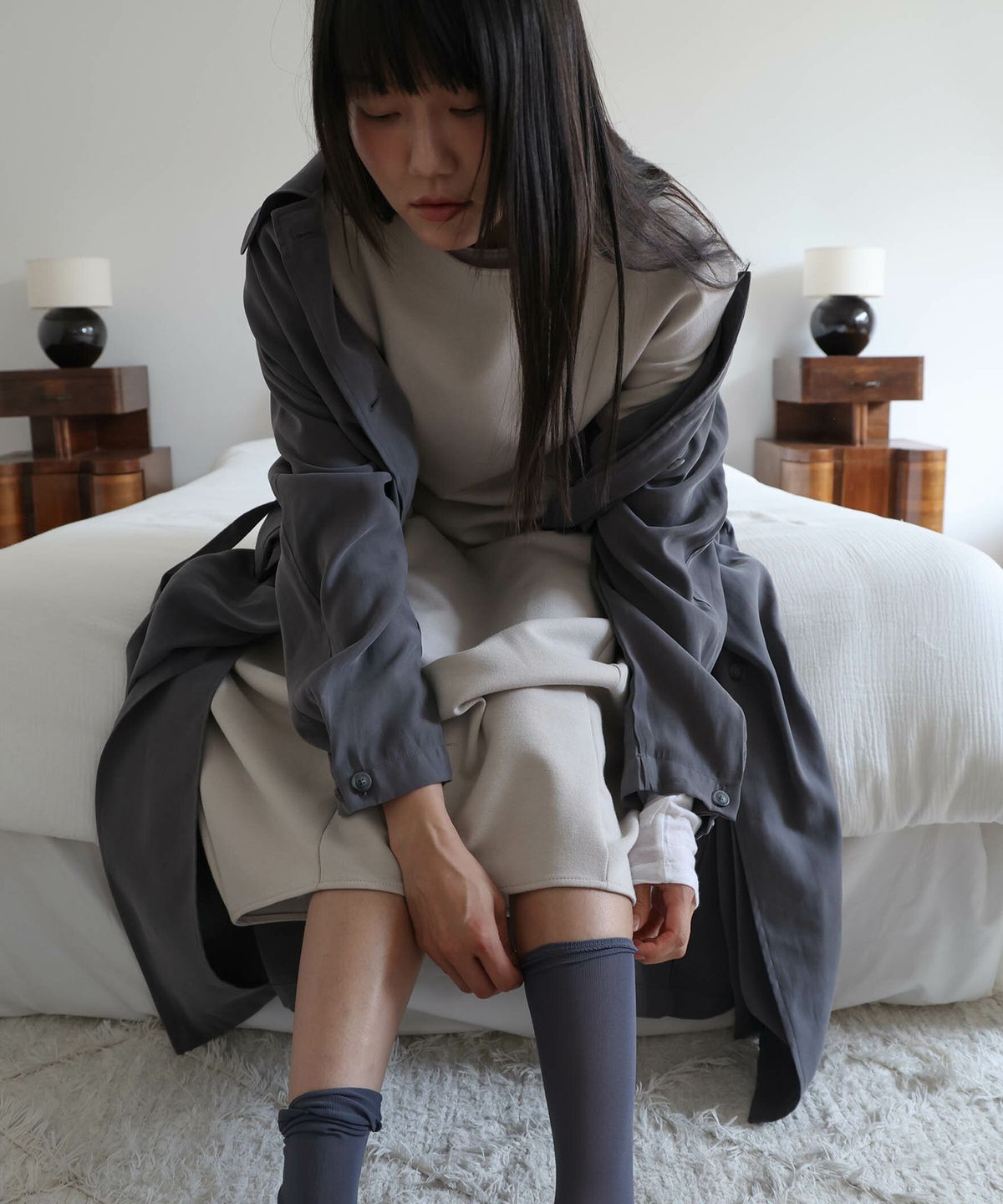 린테(LYNTE) Volume Line One-Piece (Black)