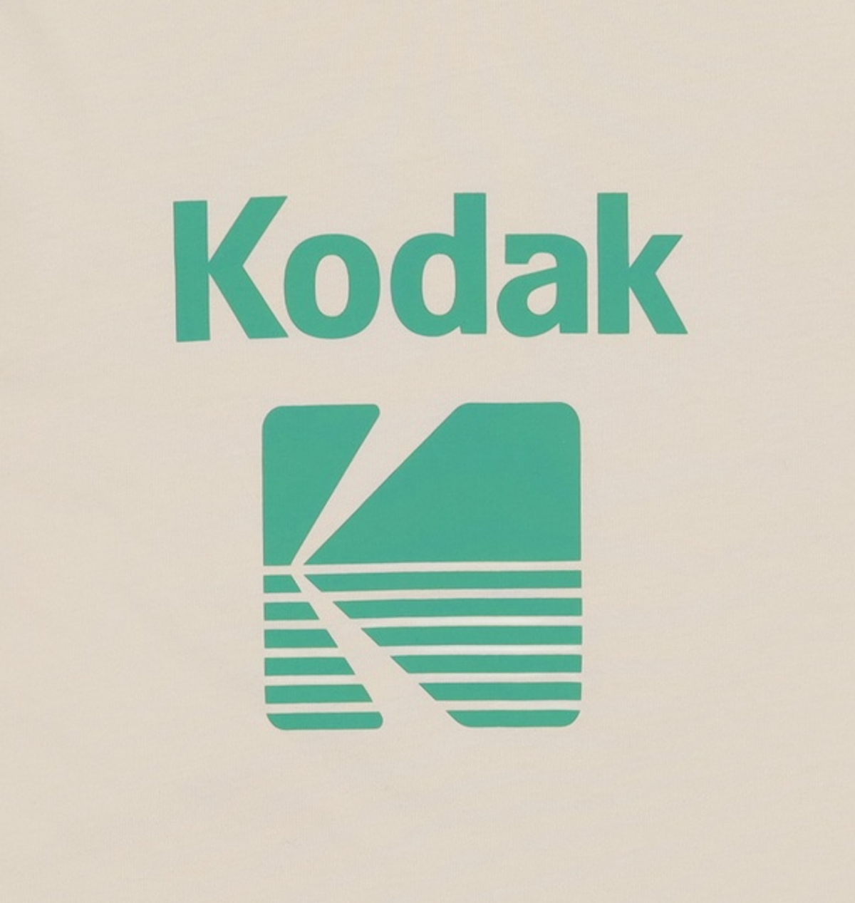 코닥(KODAK) 컬러아이 세미오버핏 반팔티셔츠 IVORY M