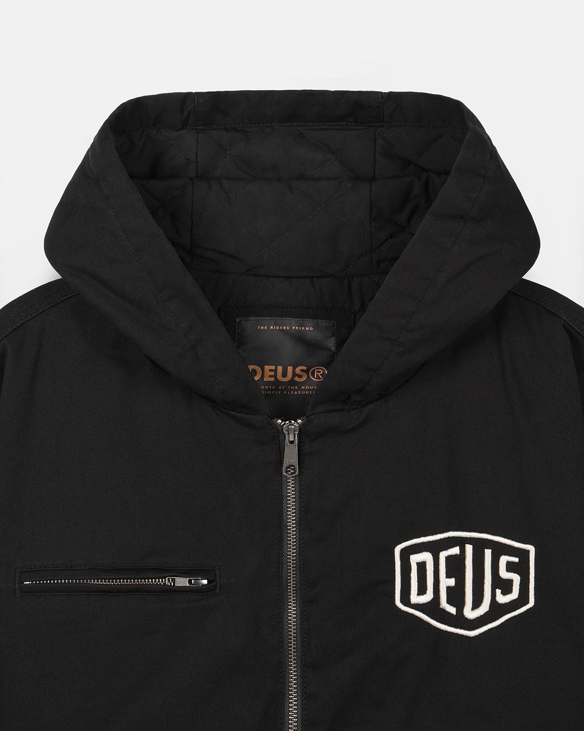 데우스 엑스 마키나(DEUS EX MACHINA) Marsden Hoodie Jacket_Black