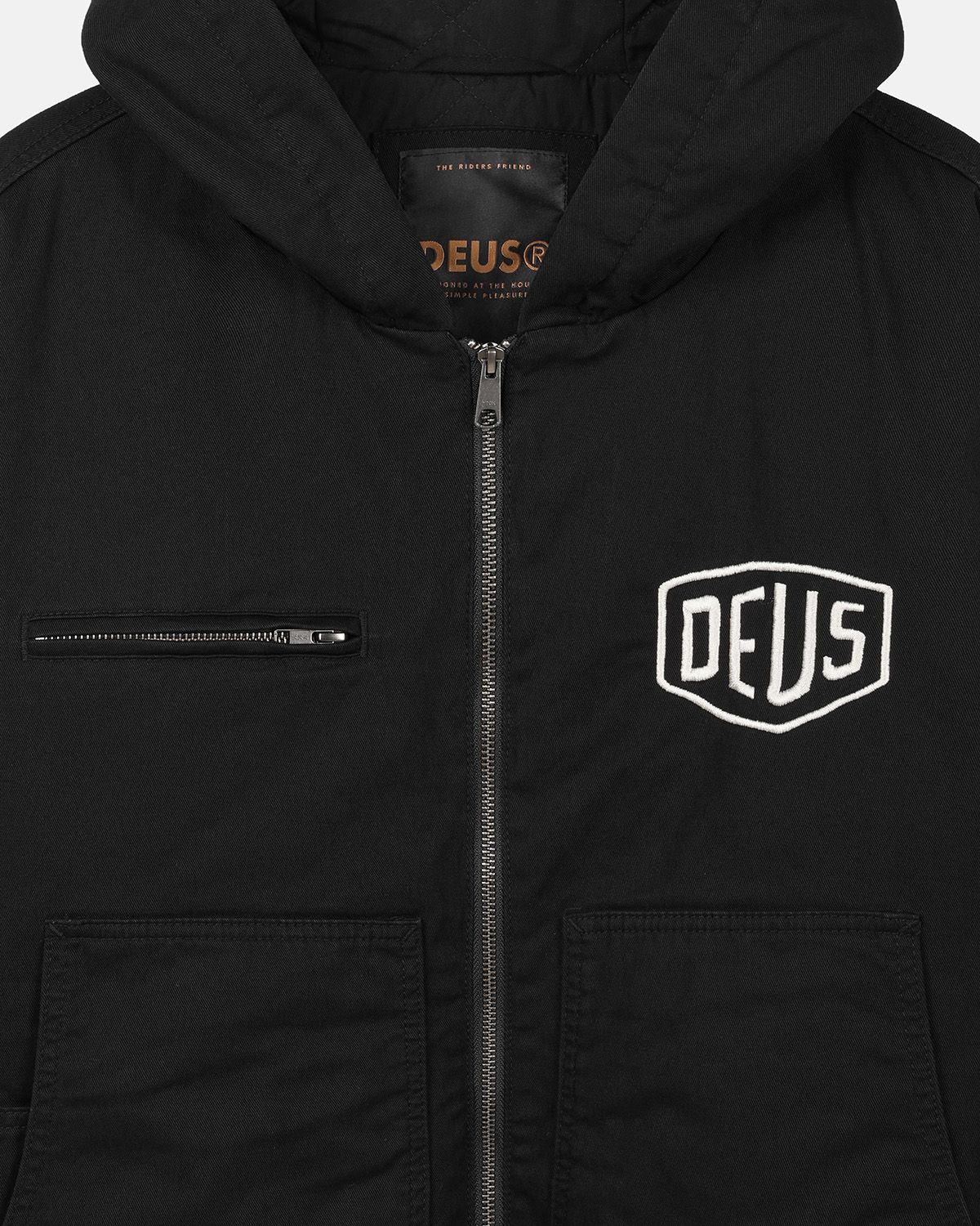 데우스 엑스 마키나(DEUS EX MACHINA) Marsden Hoodie Jacket_Black