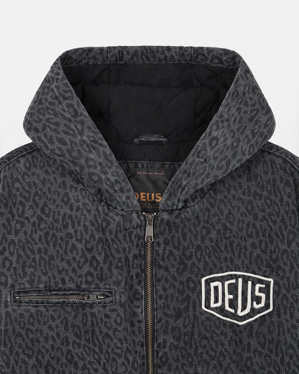 데우스 엑스 마키나(DEUS EX MACHINA) Marsden Hoodie Jacket_Leopard