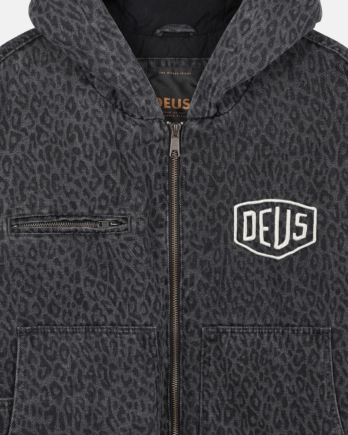 데우스 엑스 마키나(DEUS EX MACHINA) Marsden Hoodie Jacket_Leopard
