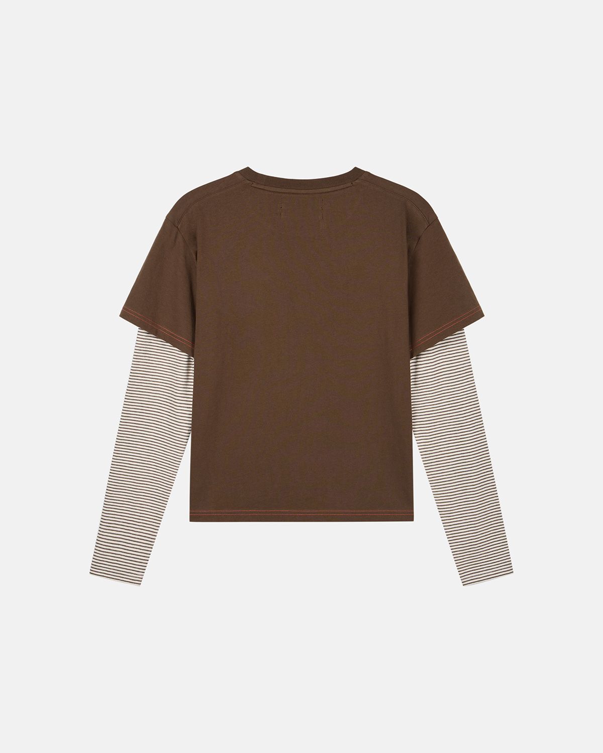 데우스 엑스 마키나(DEUS EX MACHINA) W. Customs Layered Ls Tee_Brown