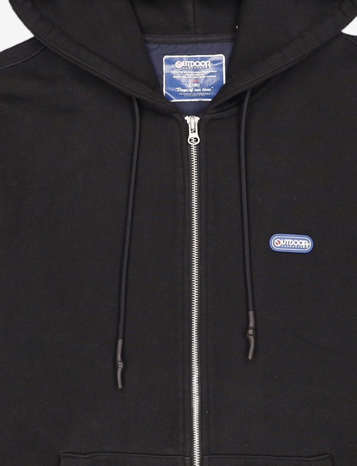 아웃도어 프로덕츠(OUTDOOR PRODUCTS) 후로킹 후드 집업 티셔츠 FLOCKING HD ZIP L