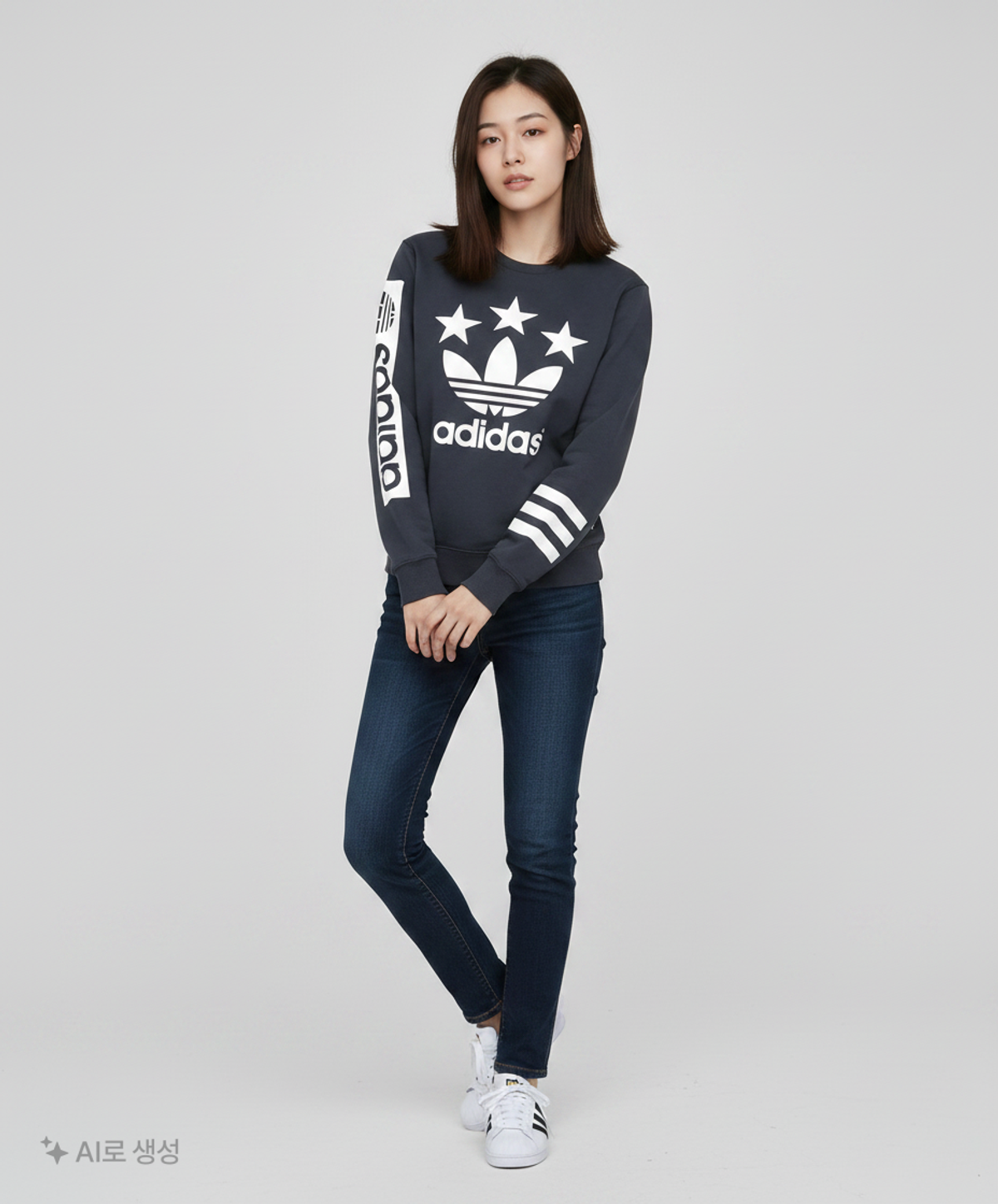 아디다스(ADIDAS) 맨투맨/스웨트셔츠 100