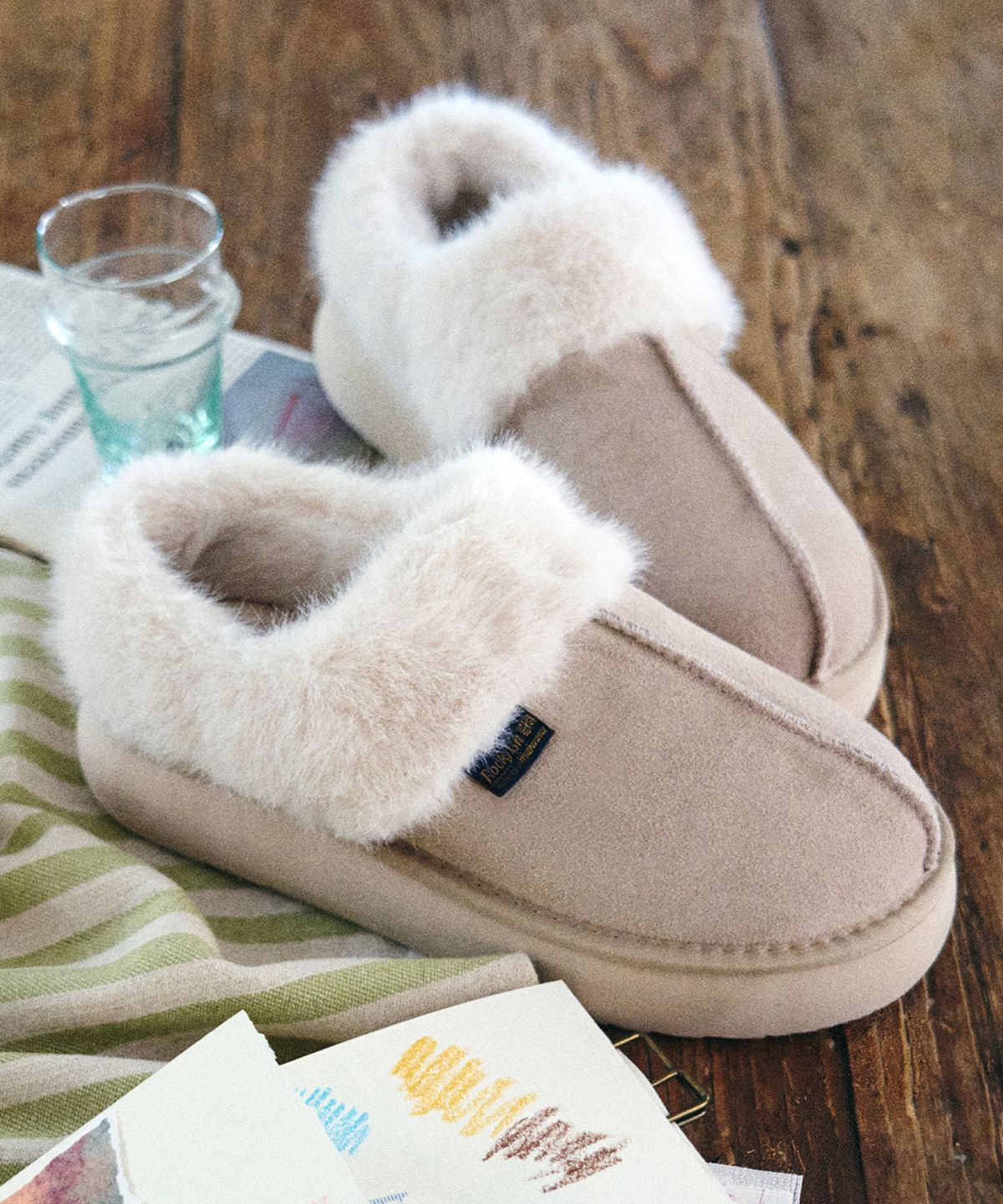 락피쉬웨더웨어(ROCKFISH WEATHERWEAR) CLOUDY PLATFORM FUR MULES - 5 colors