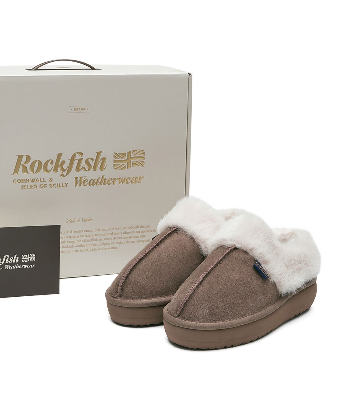 락피쉬웨더웨어(ROCKFISH WEATHERWEAR) CLOUDY PLATFORM FUR MULES - 5 colors