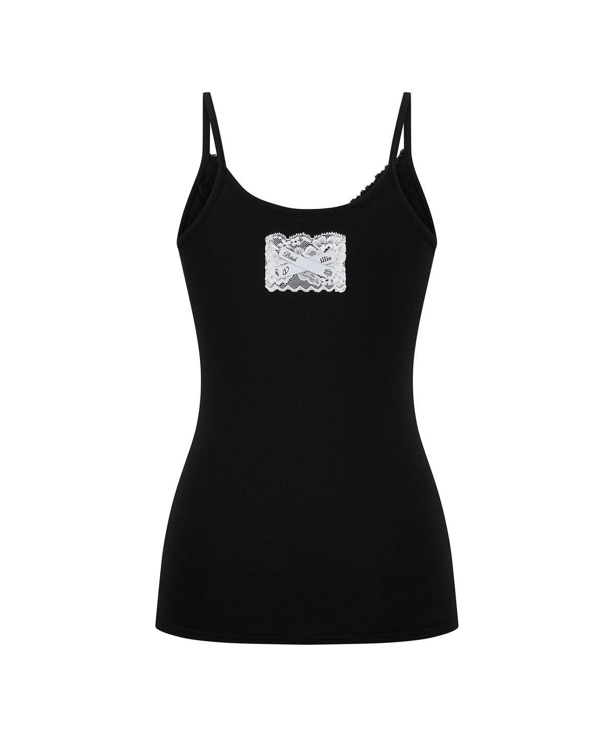 일리오(ILLIO) [빛오 x 일리오] Black Lace layered sleeveless
