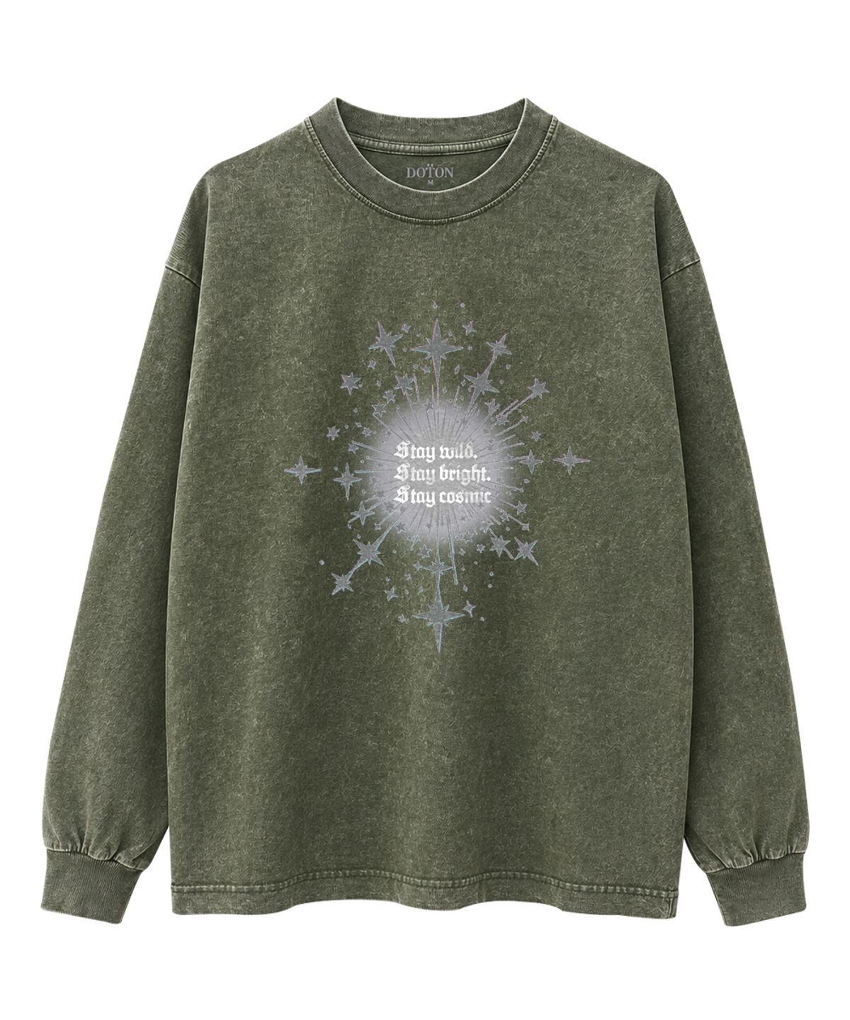 도톤(DOTON) STELLAR BURST ACID LONG SLEEVE  (Grey)