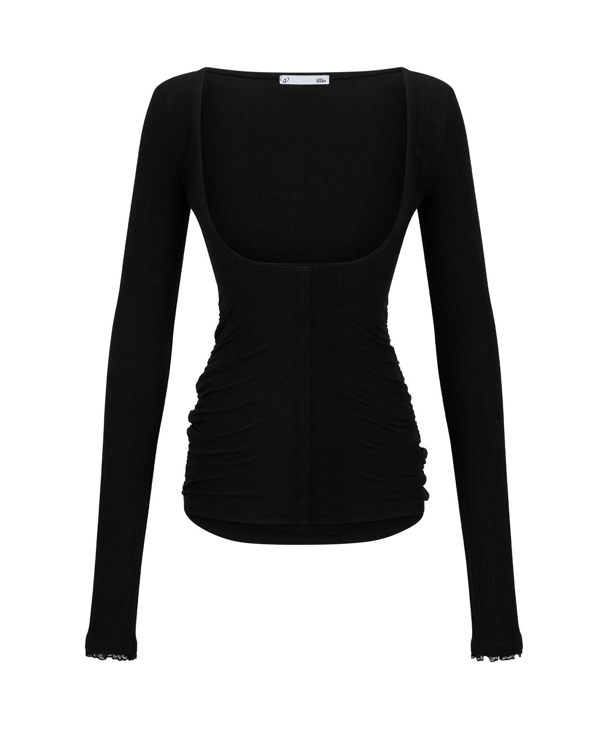 일리오(ILLIO) [빛오 x 일리오]Black Sheer lace Cardigan