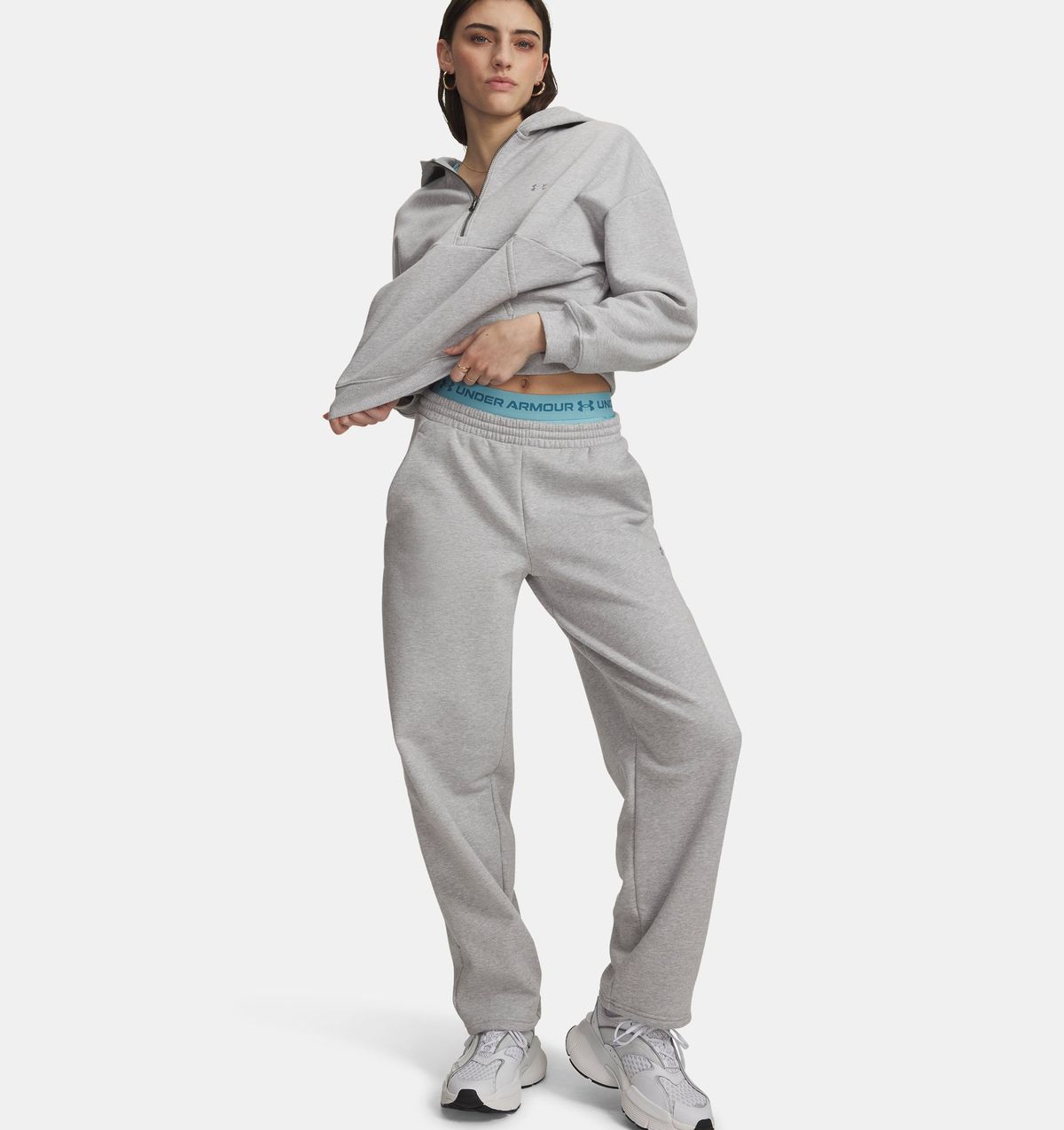 언더아머(UNDERARMOUR) UA 아이콘 플리스 릴렉스드6014751-011