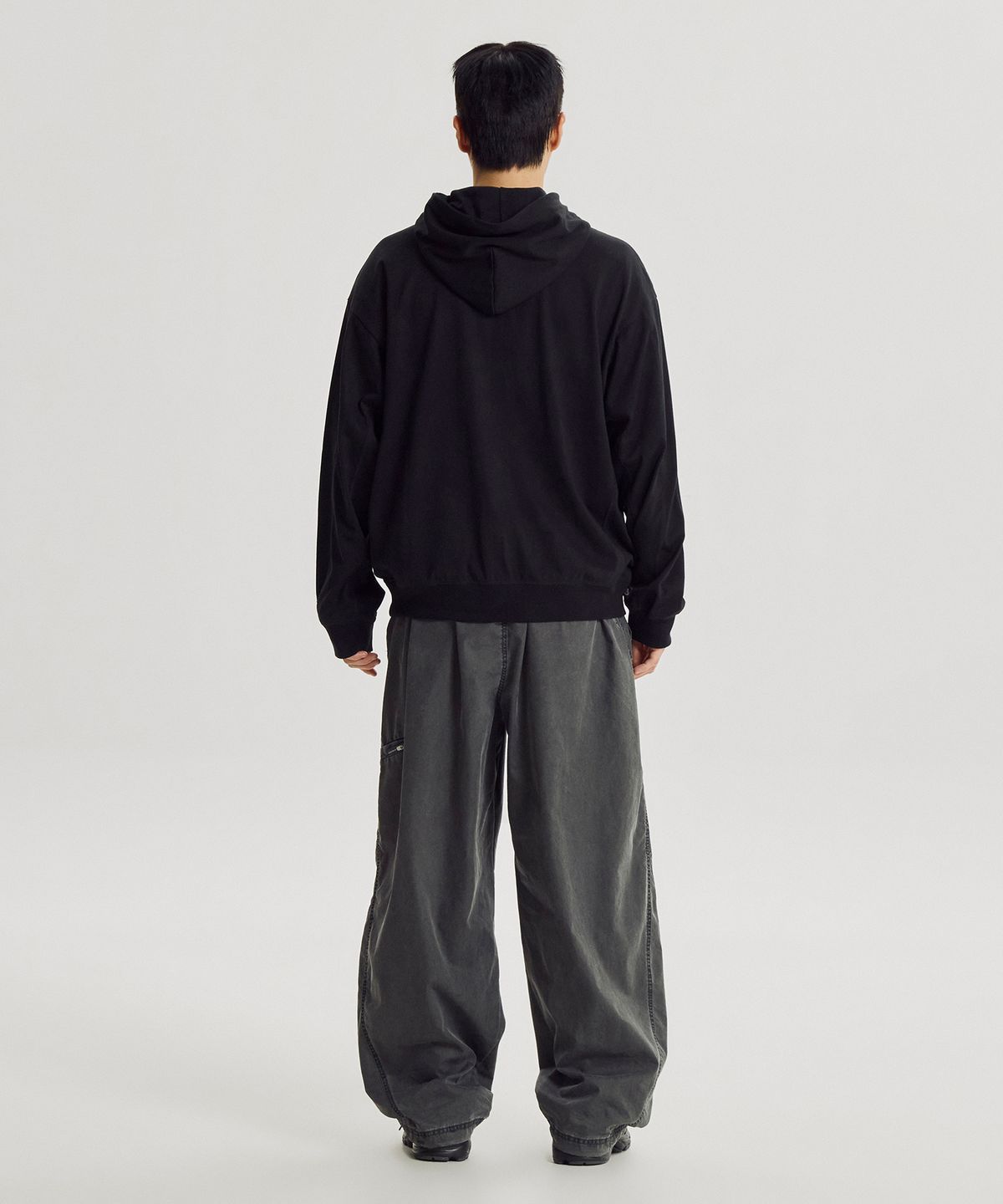 뉴발란스(NEW BALANCE) NBMDG4A013 / MINIMAL HEART COLLECTION 헤리티지 경량 후드집업 (BLACK)