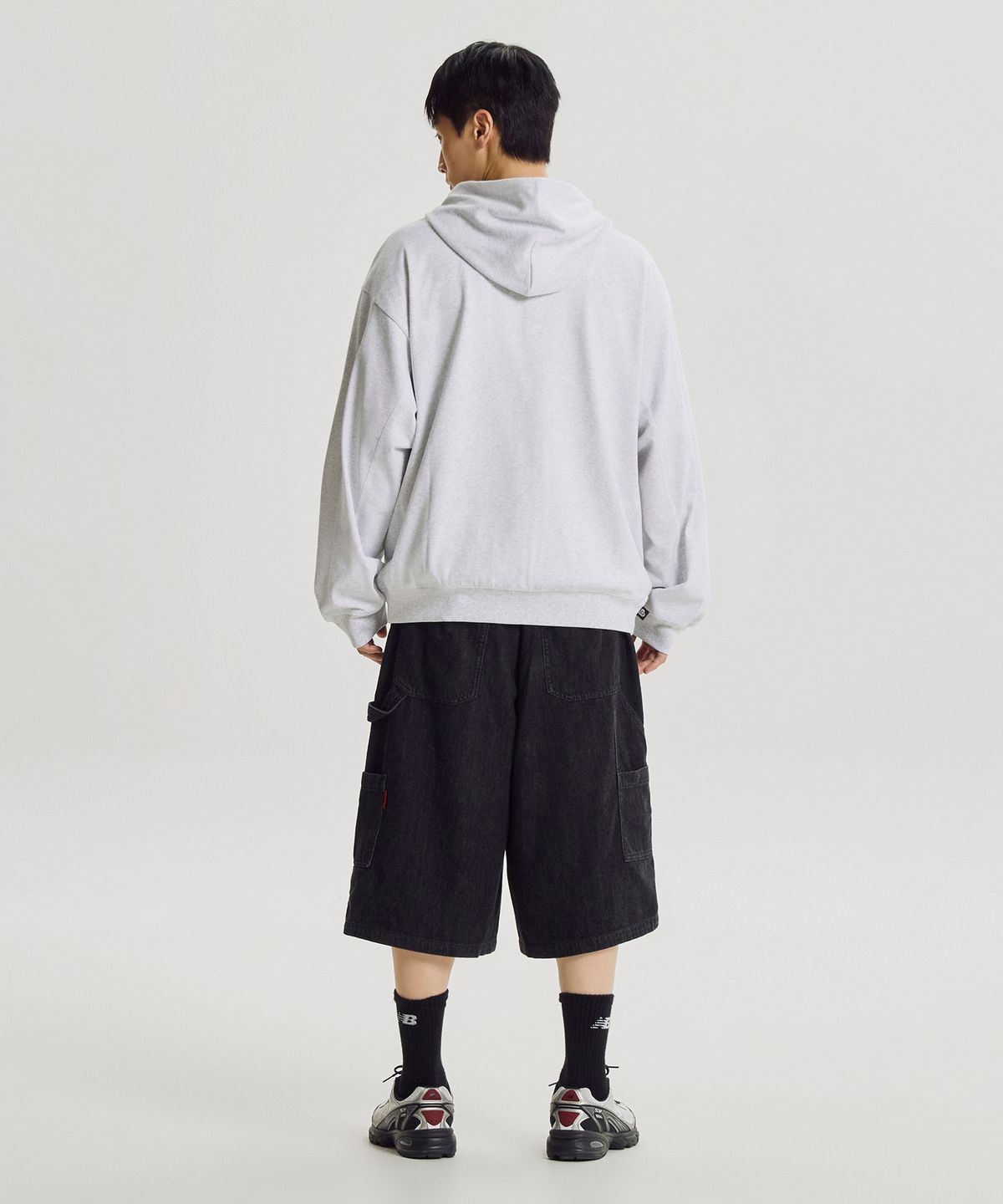 뉴발란스(NEW BALANCE) NBMDG4A013 / MINIMAL HEART COLLECTION 헤리티지 경량 후드집업 (A/GRAY)