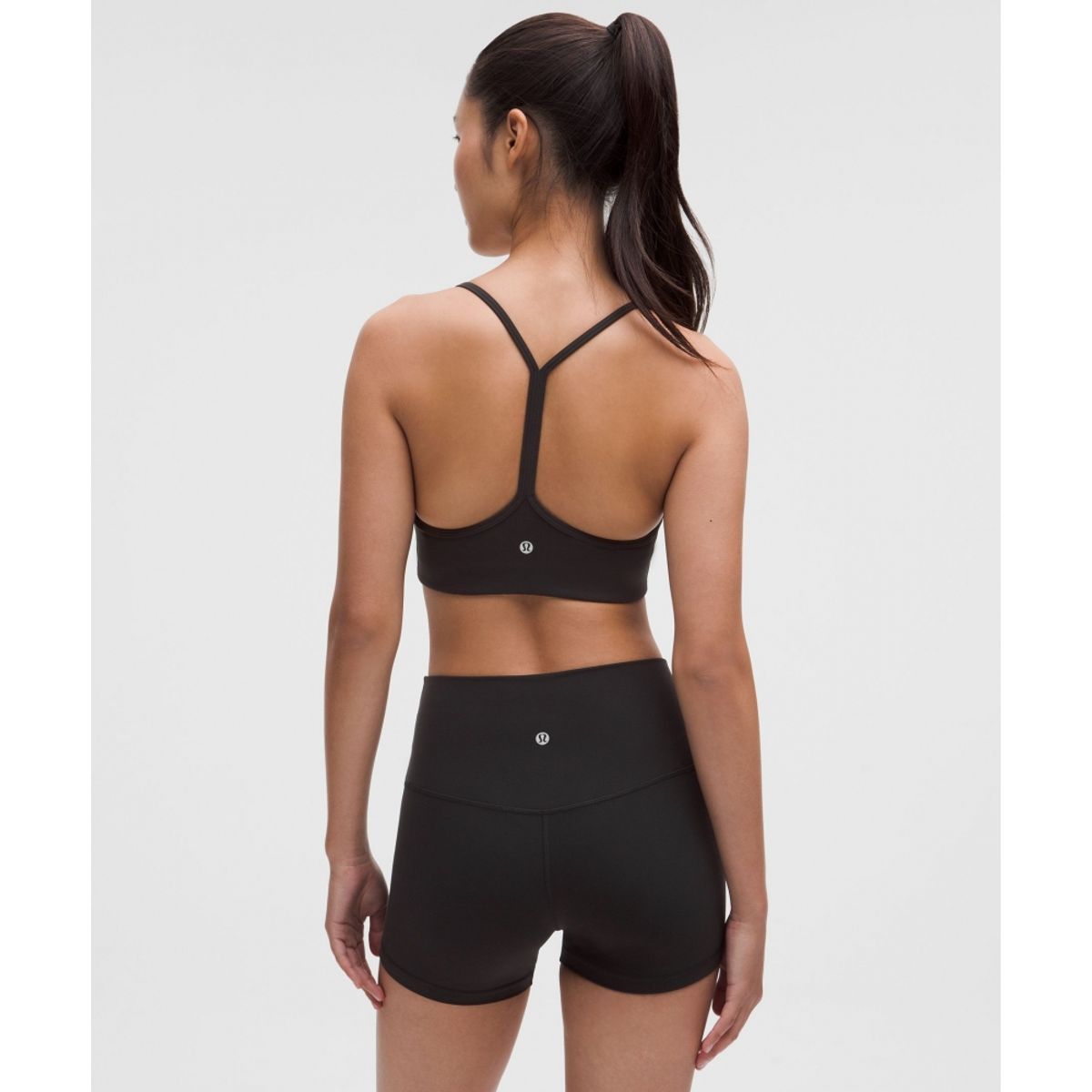 룰루레몬(LULULEMON) 플로우 Y 브라 라이트 서포트, A B컵 *업데이트 디자인  BLK