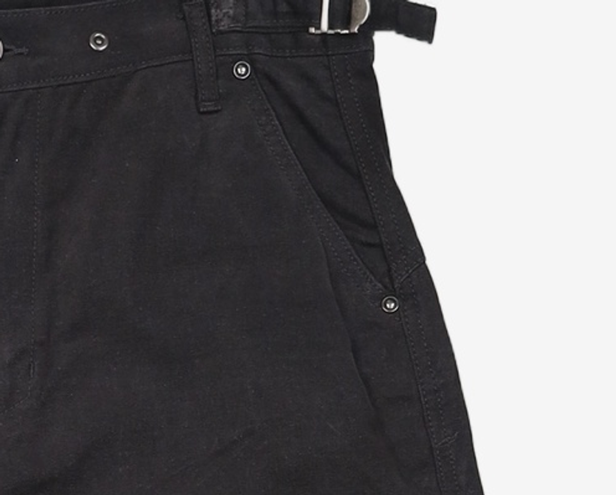 이티씨이(ETCE) VELVET DOUBLE KNEE PANTS (BLACK) M