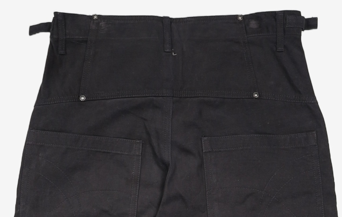 이티씨이(ETCE) VELVET DOUBLE KNEE PANTS (BLACK) M