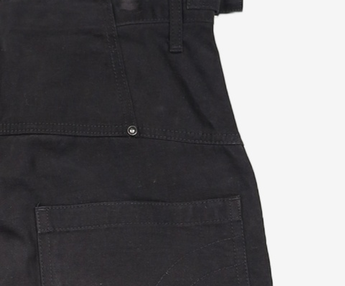 이티씨이(ETCE) VELVET DOUBLE KNEE PANTS (BLACK) M