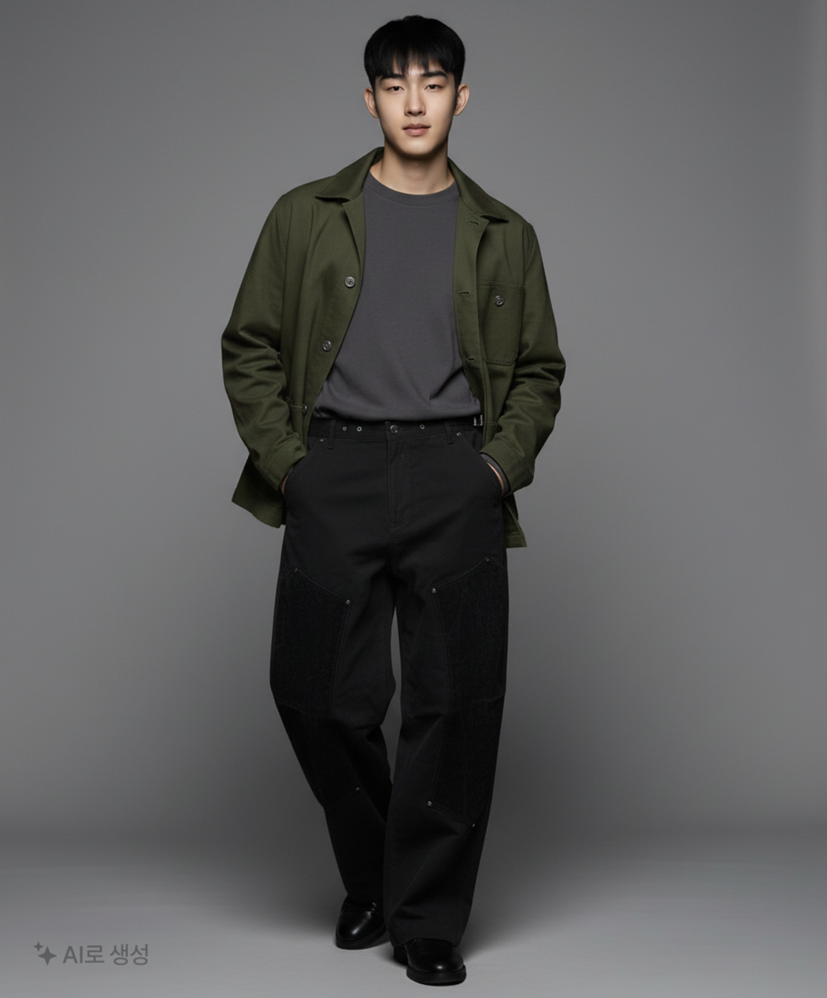 이티씨이(ETCE) VELVET DOUBLE KNEE PANTS (BLACK) M