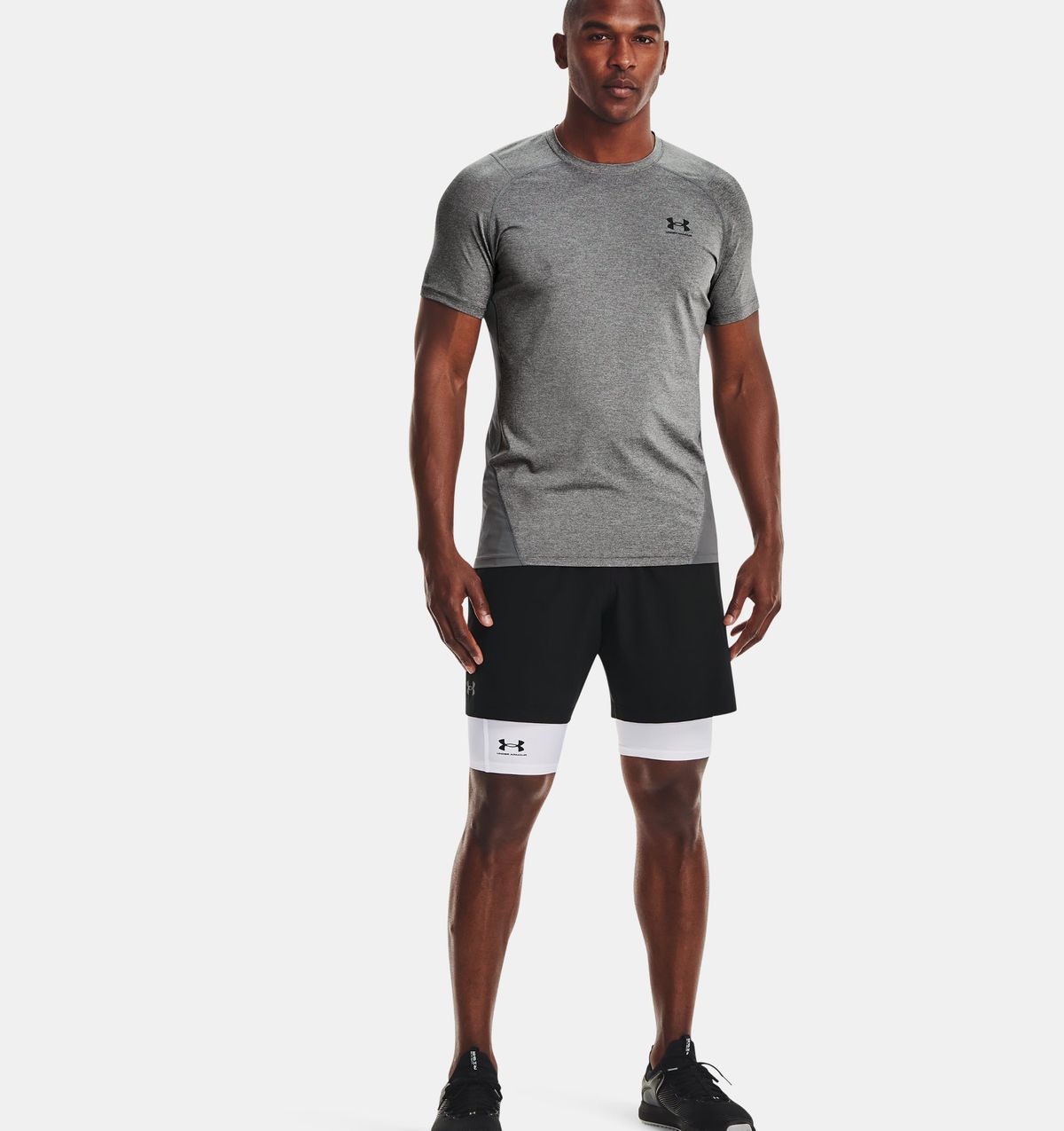 언더아머(UNDERARMOUR) 남성 HeatGear 포켓 롱 쇼츠1361602-100