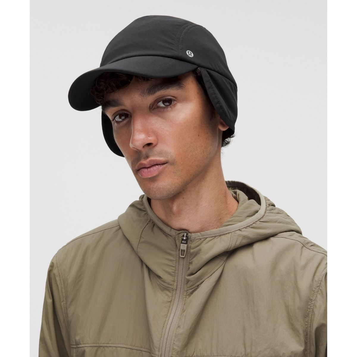 룰루레몬(LULULEMON) 플리스 라인드 러닝 캡  BLK