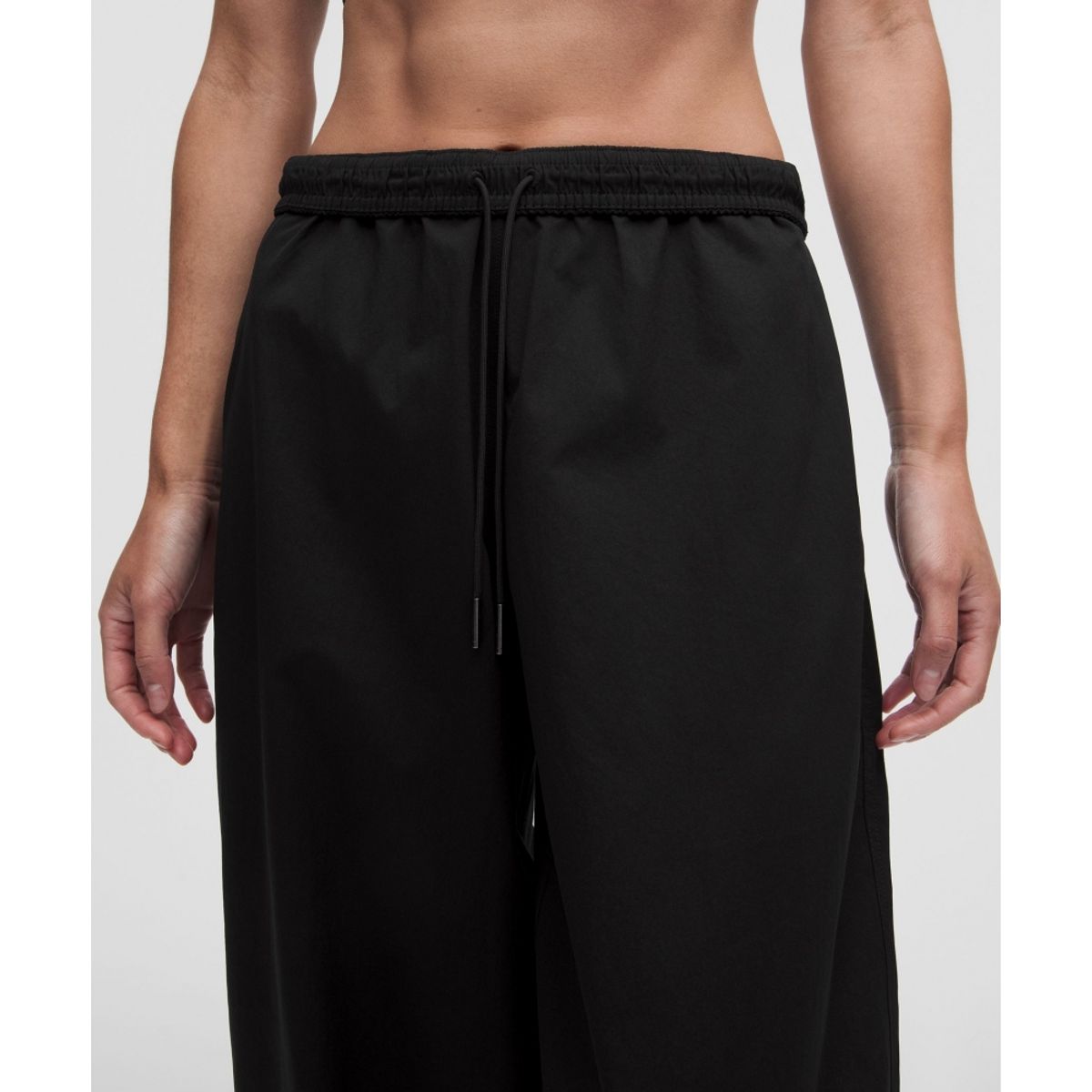 룰루레몬(LULULEMON) 우븐 배럴 레그 미드라이즈 팬츠 *아시아 핏  BLK