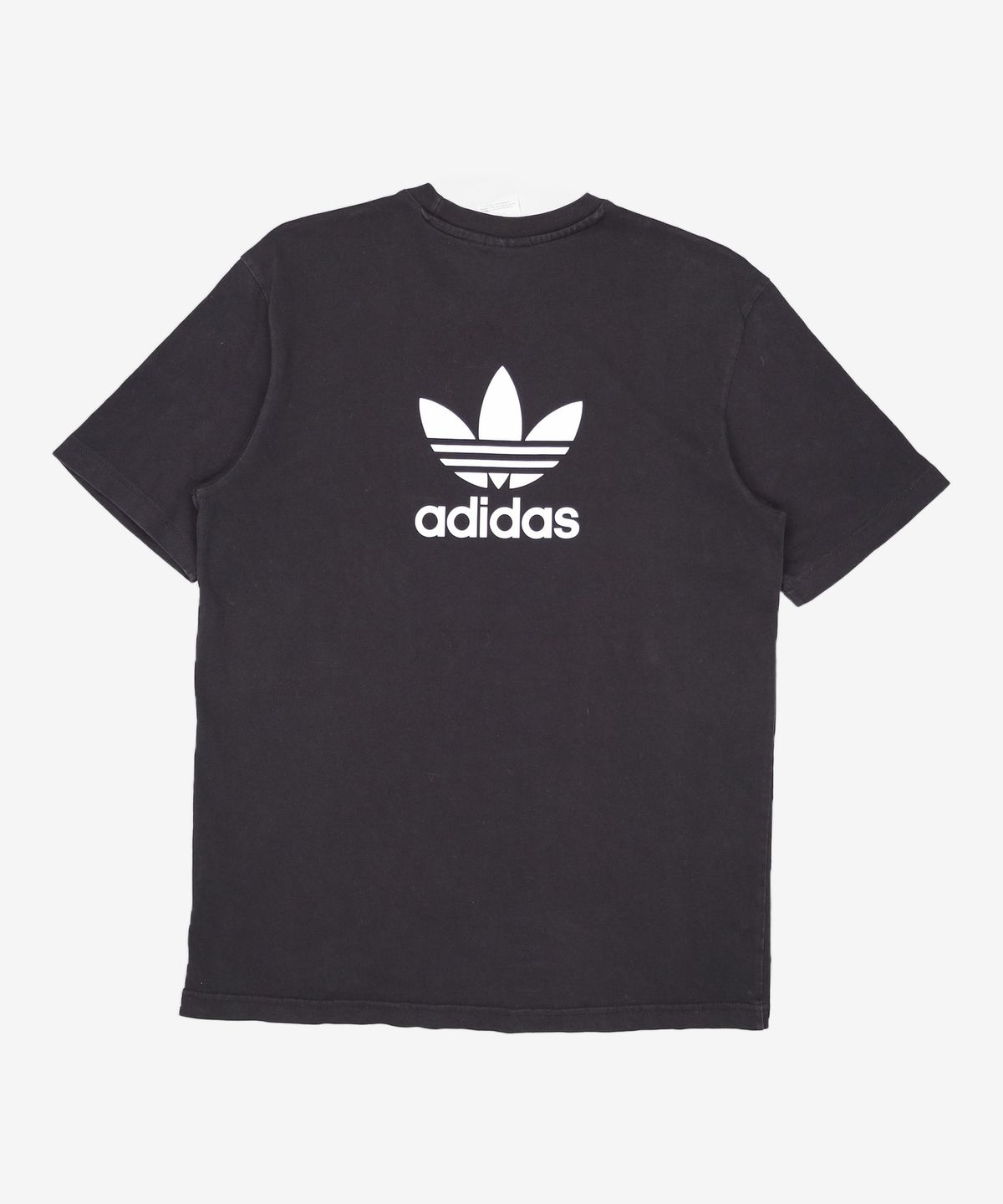 아디다스(ADIDAS) 백프론트 트레포일 티 - 블랙 / GN3454 XL