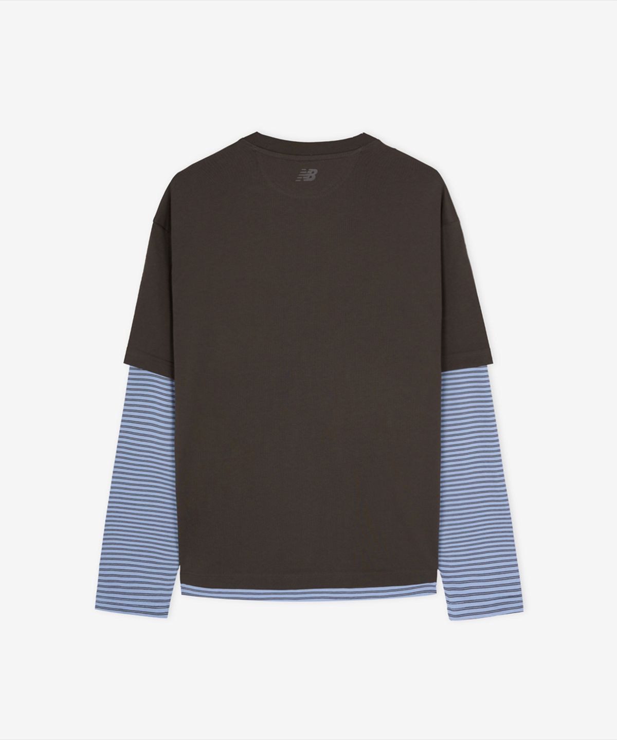 뉴발란스(NEW BALANCE) NBNDG4A013 / MINIMAL HEART COLLECTION 레이어드 긴팔티 (BROWN)