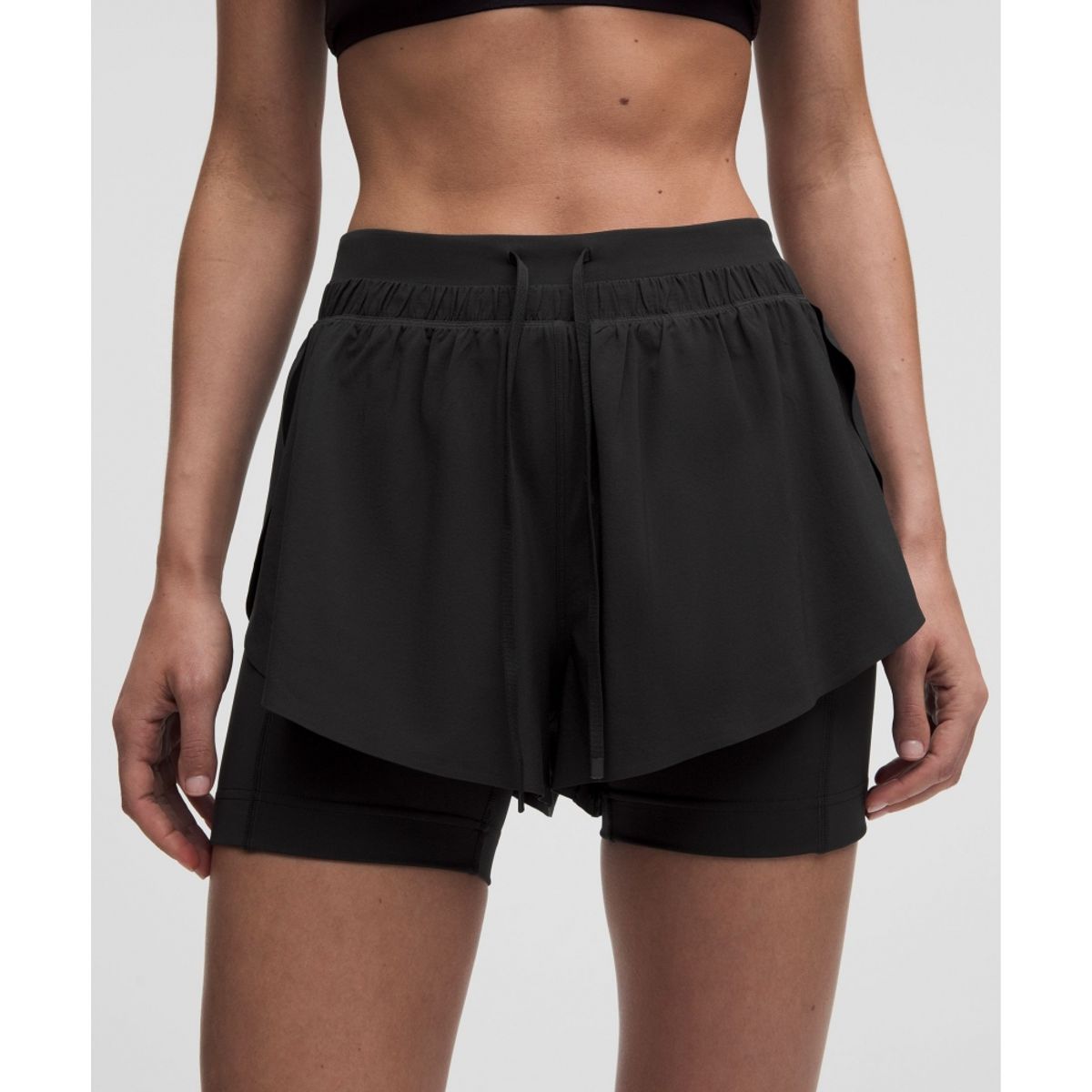 룰루레몬(LULULEMON) 스위프트 스피드 투인원 쇼츠 2.5inch  BLK BLK