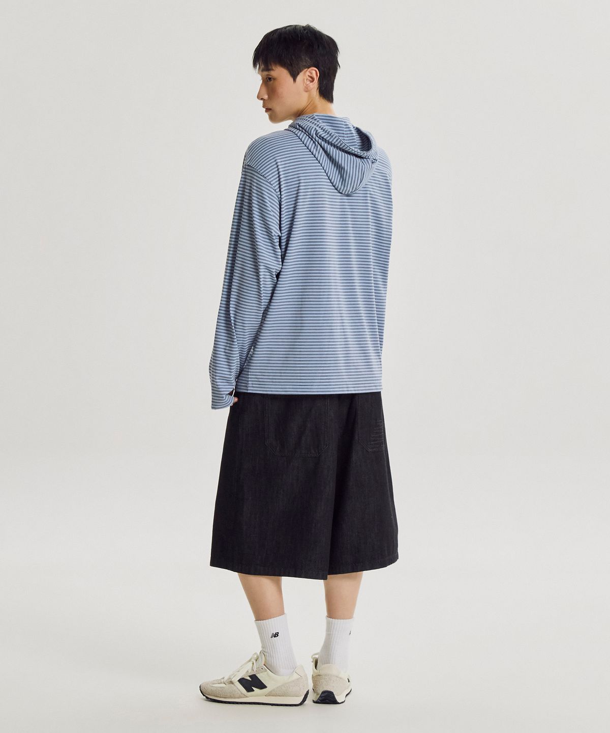 뉴발란스(NEW BALANCE) NBN0G4A013 / MINIMAL HEART COLLECTION 후드 롱슬리브 (L/BLUE)