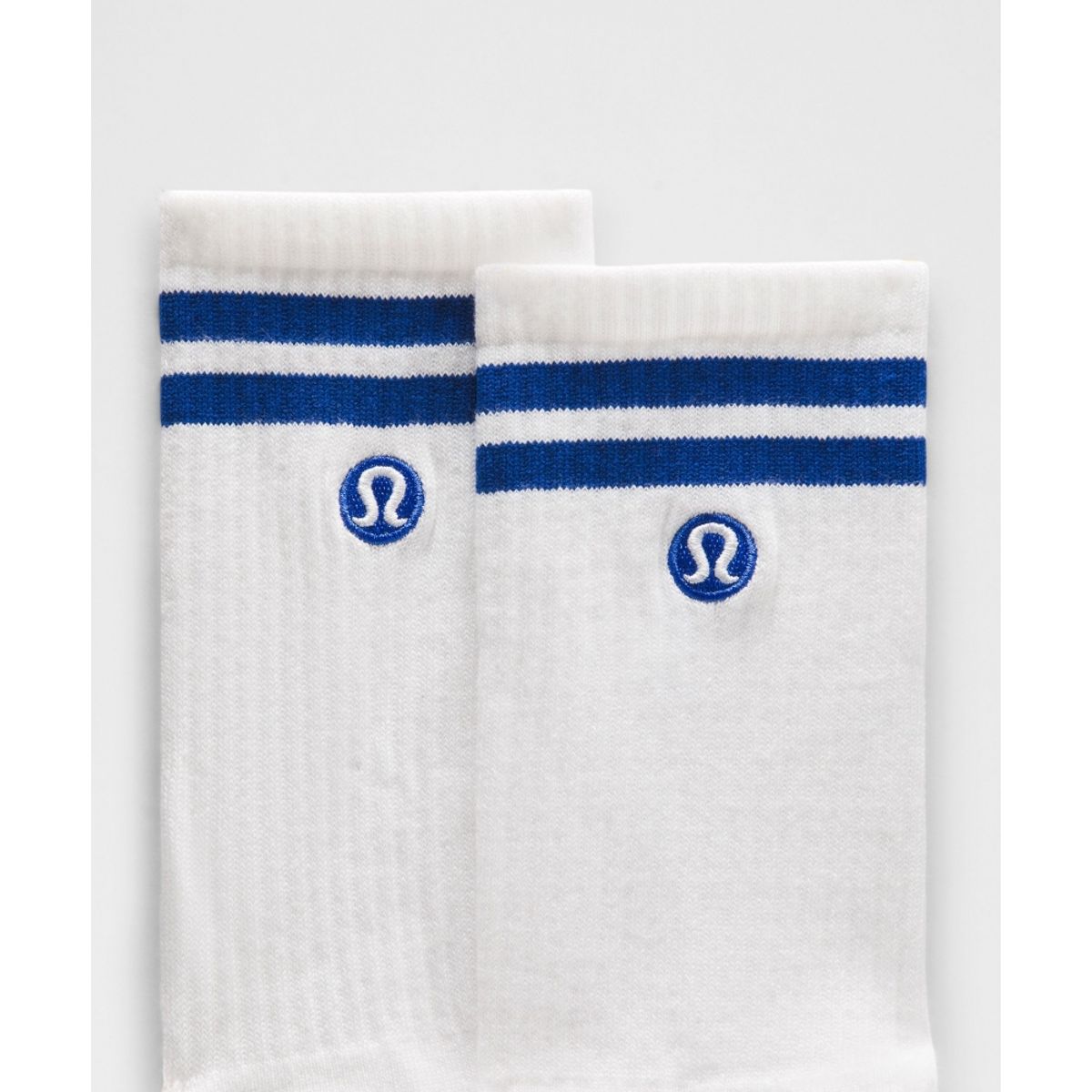룰루레몬(LULULEMON) 유니섹스 데일리 에센셜 크루 삭스 *스트라이프  WHT SRNT