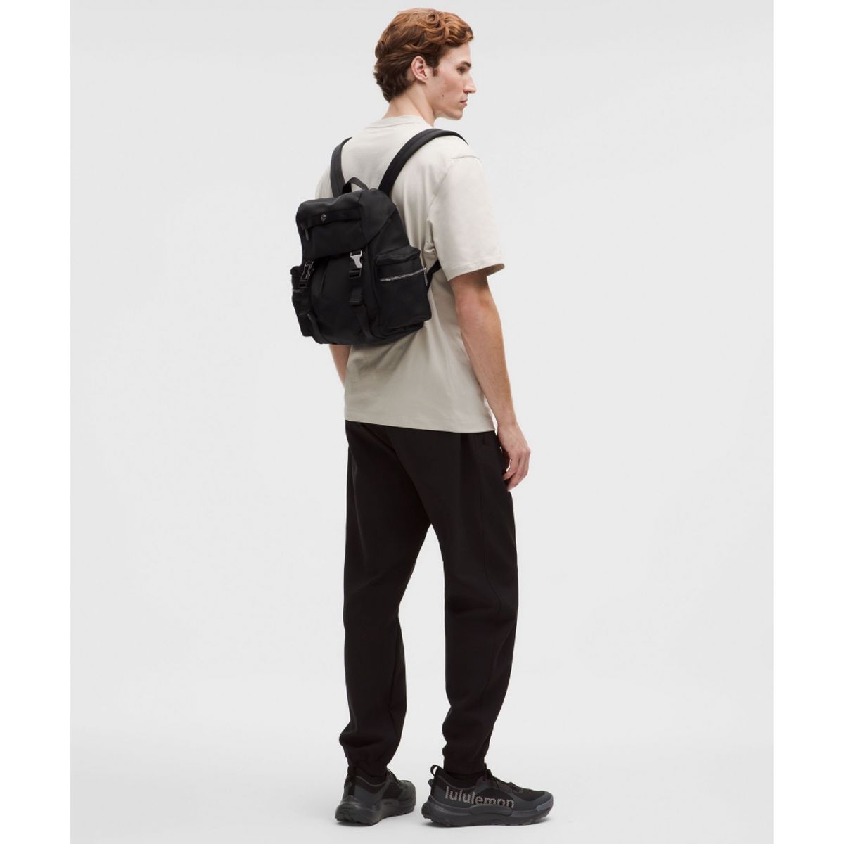 룰루레몬(LULULEMON) 원더러스트 백팩 스몰 14L *그립 핸들  BLK SLVR