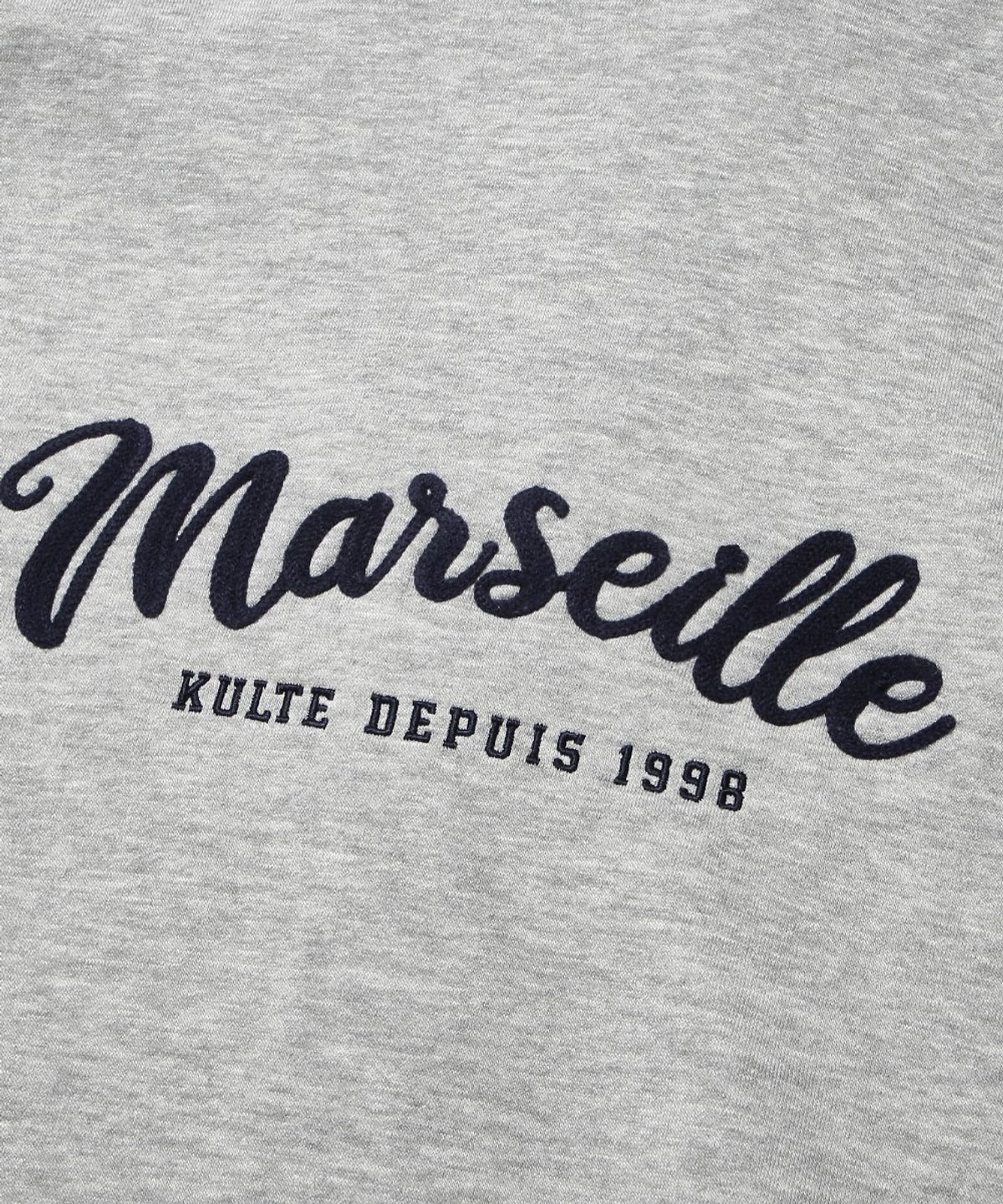 쿨트(KULTE) MARSEILLE EMB HOOD ZIP-UP_M.GREY