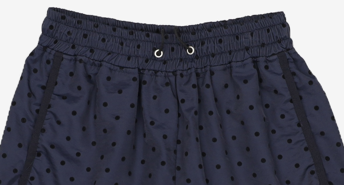 오헤시오(OHESHIO) dot track shorts (black) S