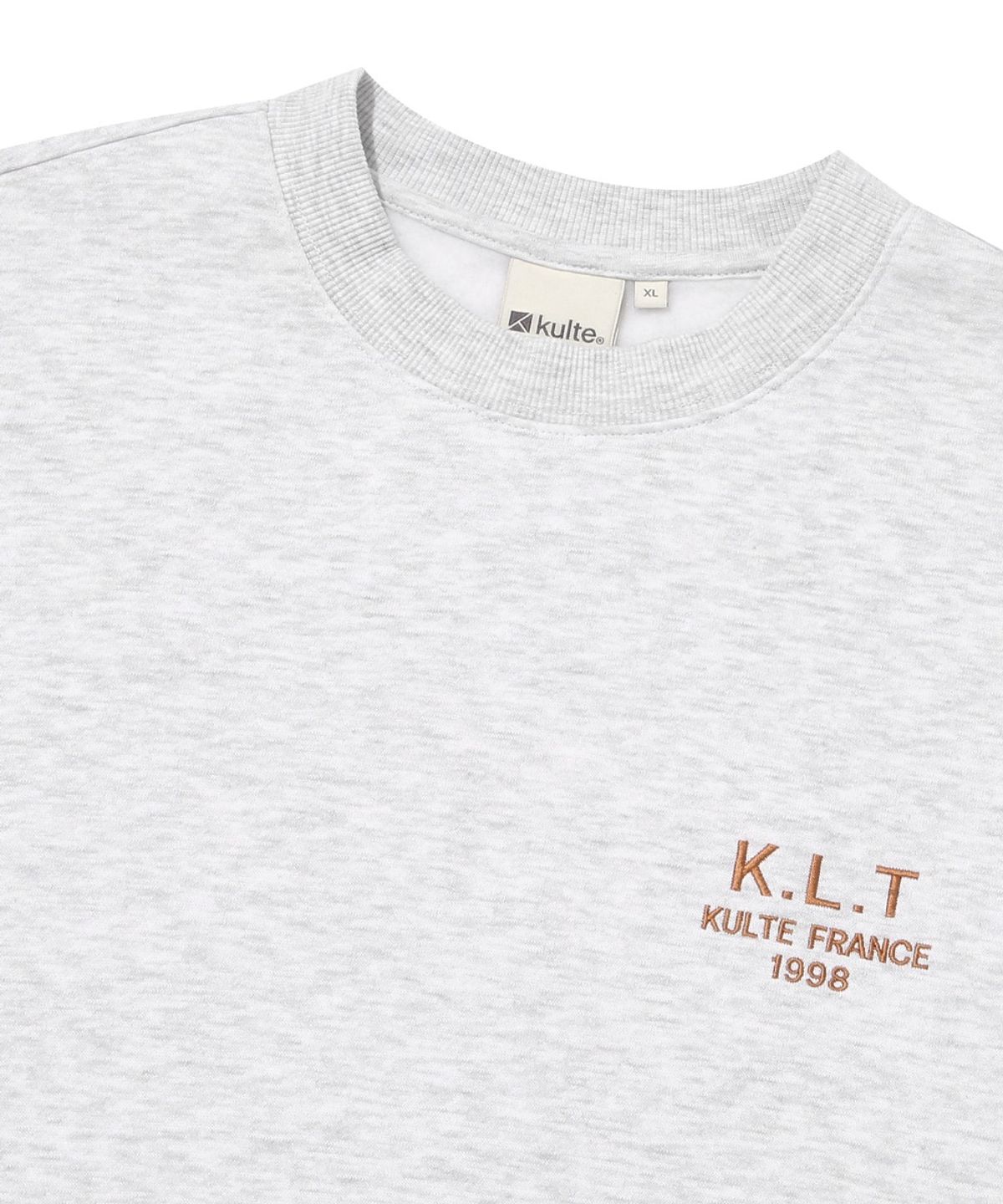 쿨트(KULTE) KULTE INITIAL EMB CREWNECK_L.MELANGE