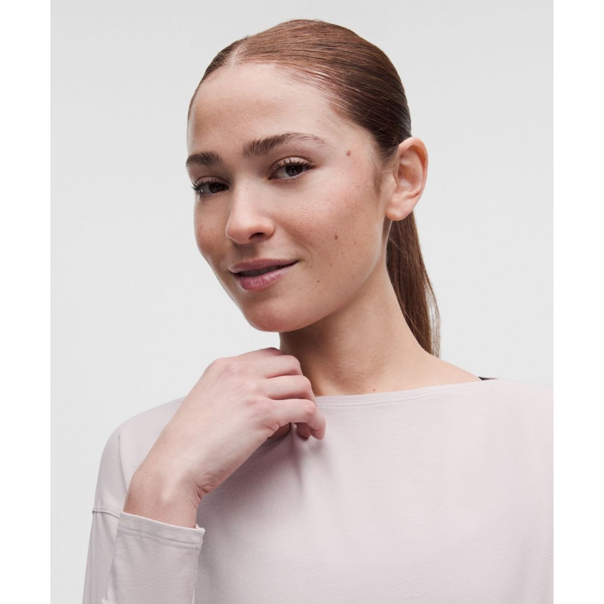 룰루레몬(LULULEMON) 백 인 액션 코튼 롱슬리브 셔츠  ICYT