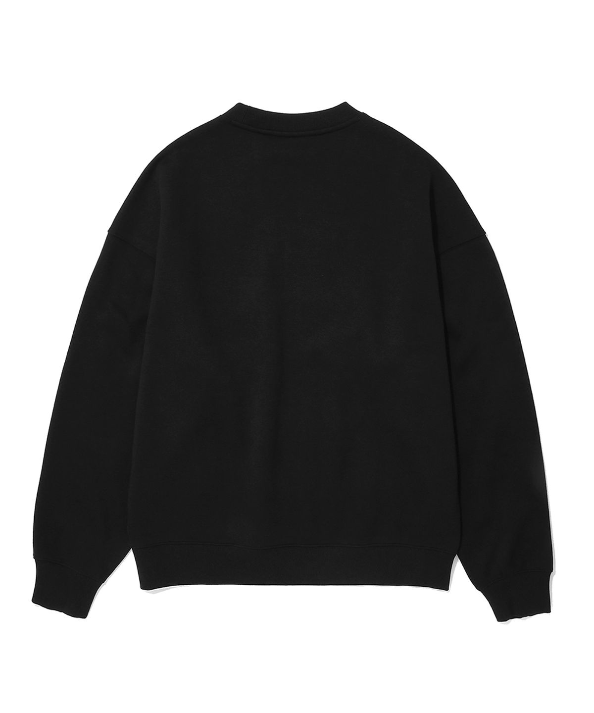 쿨트(KULTE) KULTE INITIAL EMB CREWNECK_BLACK