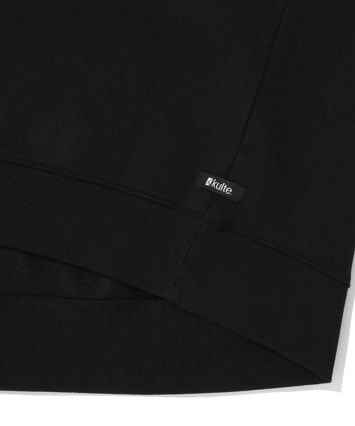 쿨트(KULTE) KULTE INITIAL EMB CREWNECK_BLACK