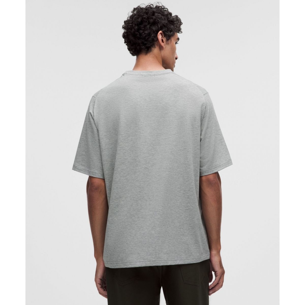 룰루레몬(LULULEMON) 에브리데이 코튼 블렌드 릴랙스드 티셔츠 *헤더드  HCMG