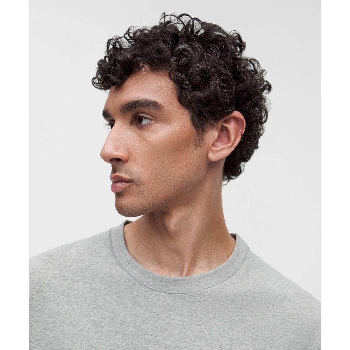 룰루레몬(LULULEMON) 에브리데이 코튼 블렌드 릴랙스드 티셔츠 *헤더드  HCMG