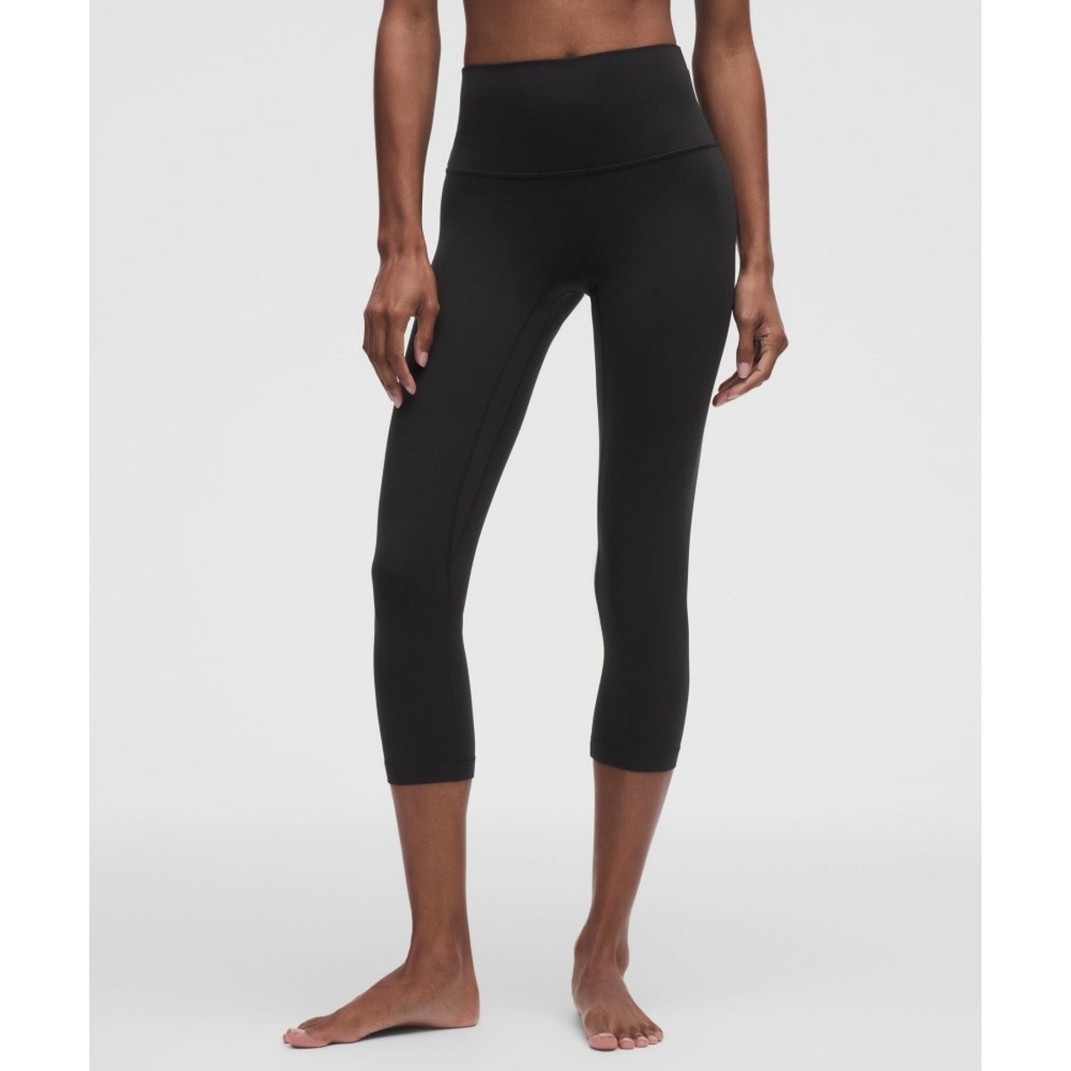 룰루레몬(LULULEMON) Align No Line™ 하이라이즈 크롭 21inch  BLK