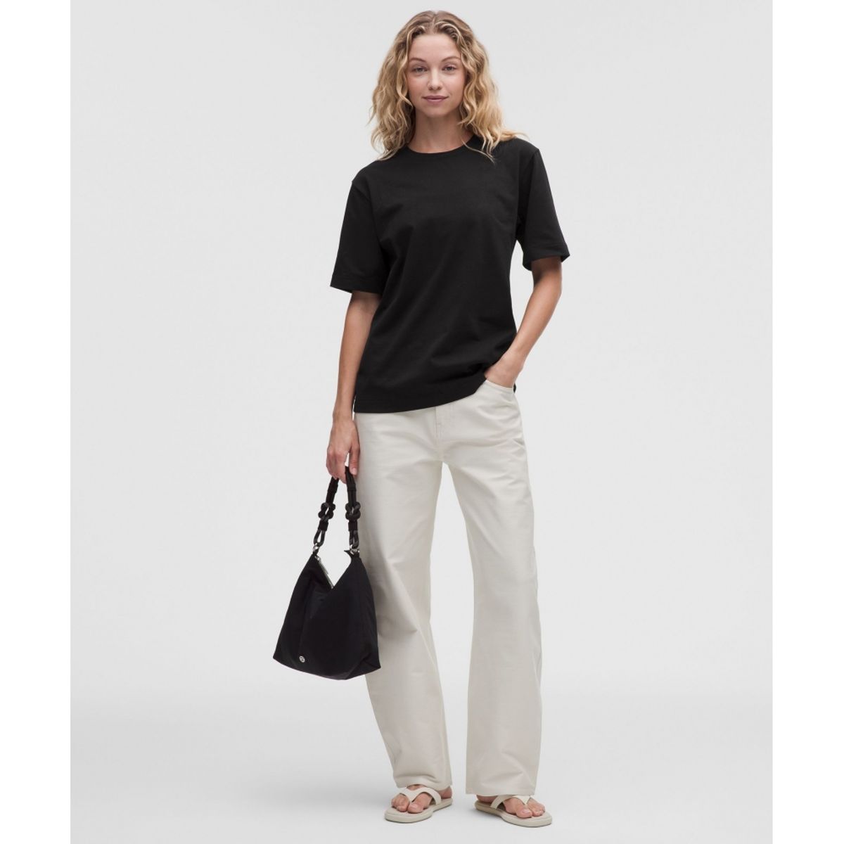 룰루레몬(LULULEMON) 포에버 페이보릿 티셔츠  BLK