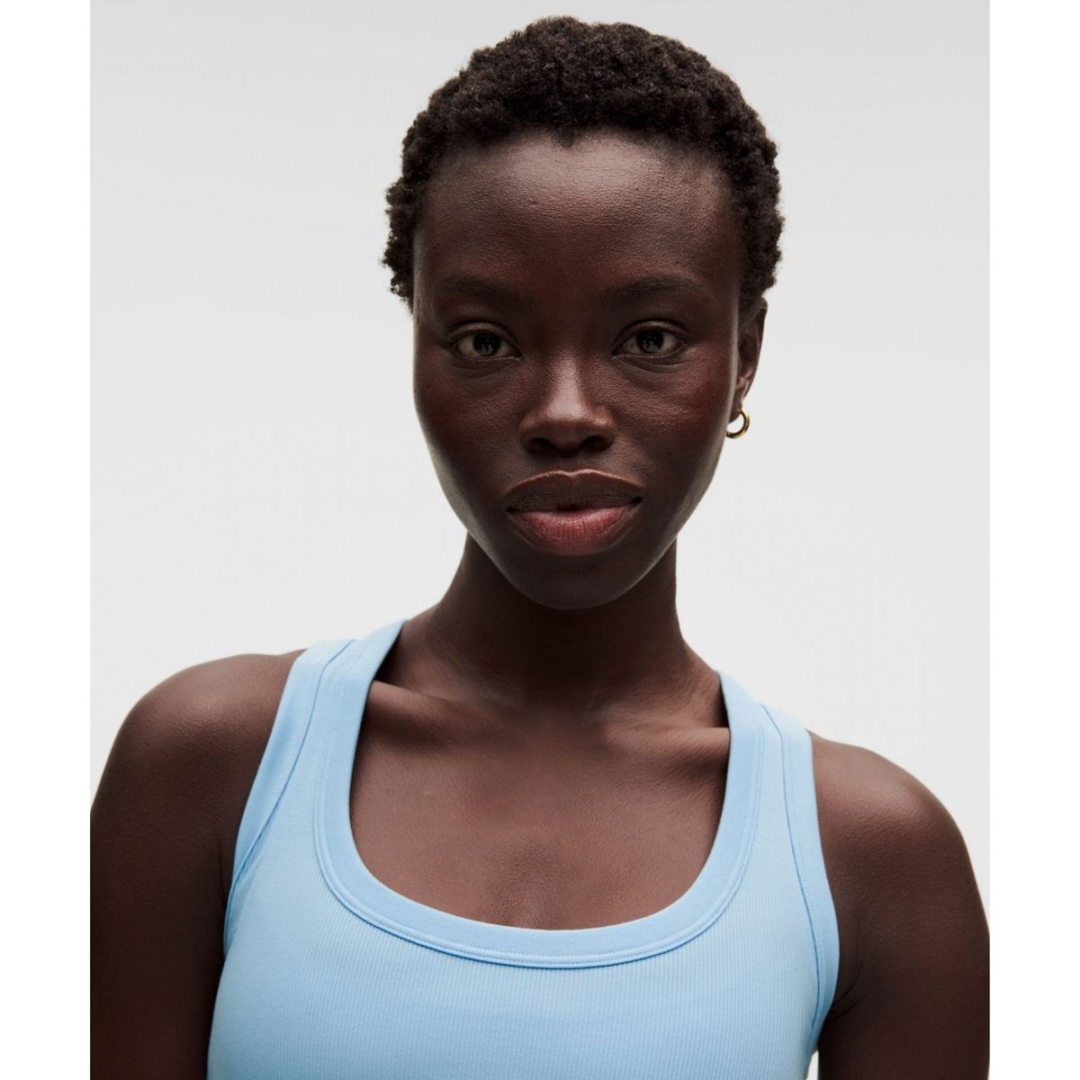 룰루레몬(LULULEMON) 리틀 리브드 스쿱넥 탱크탑  DEAM