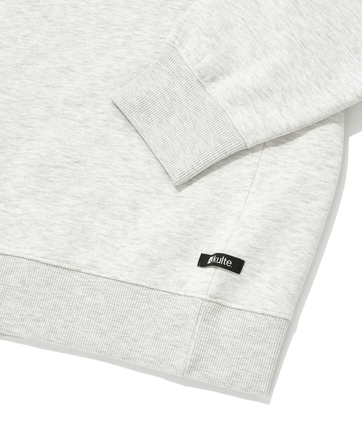 쿨트(KULTE) LETTERING CHAIN EMB CREWNECK_O.B.MELANGE