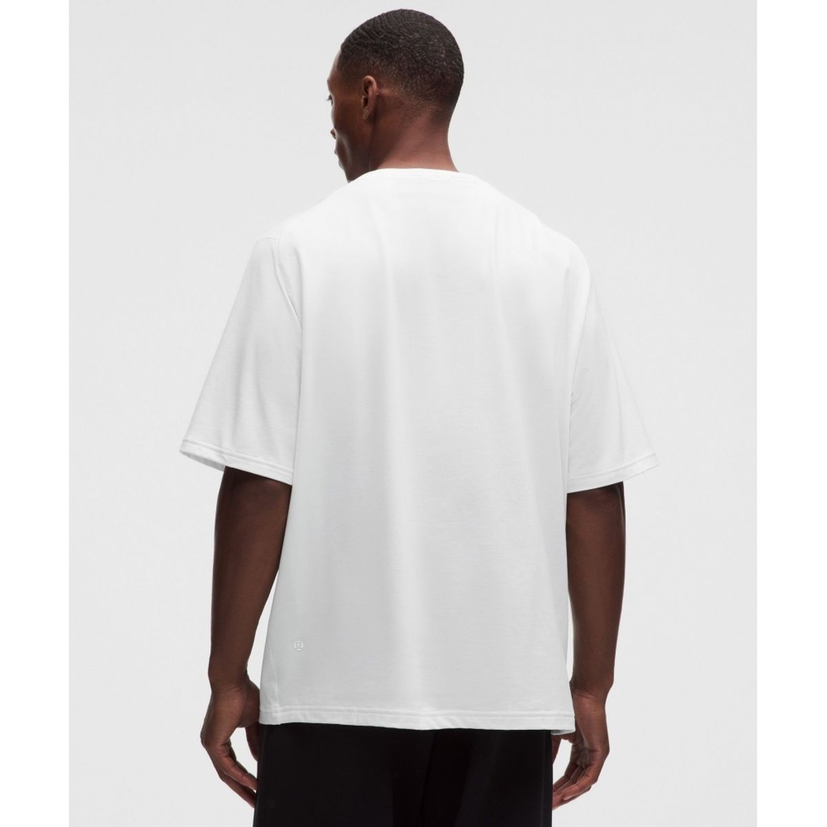 룰루레몬(LULULEMON) 에브리데이 코튼 블렌드 릴랙스드 티셔츠 *헤더드  WHT