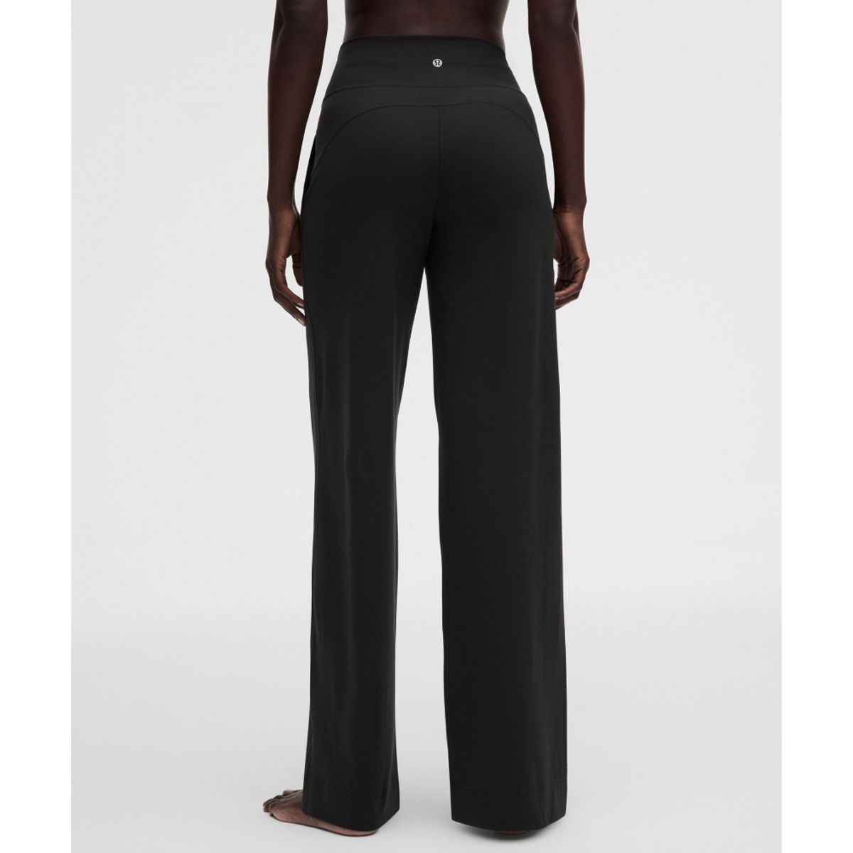 룰루레몬(LULULEMON) 그루브 와이드 레그 하이라이즈 팬츠 *레귤러  BLK