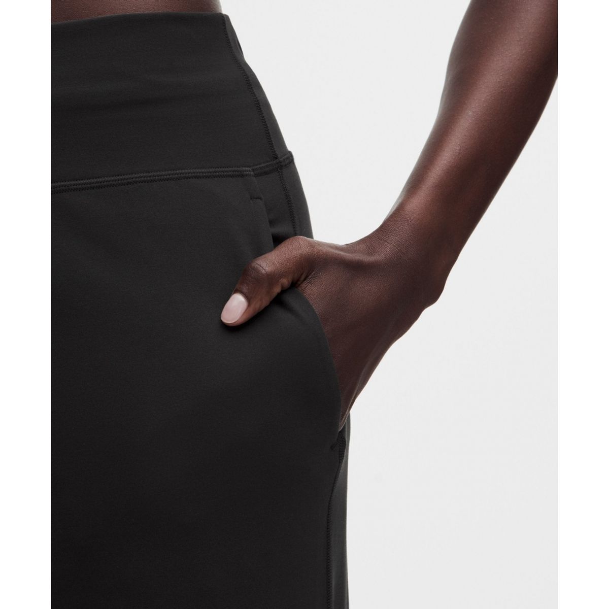 룰루레몬(LULULEMON) 그루브 와이드 레그 하이라이즈 팬츠 *레귤러  BLK