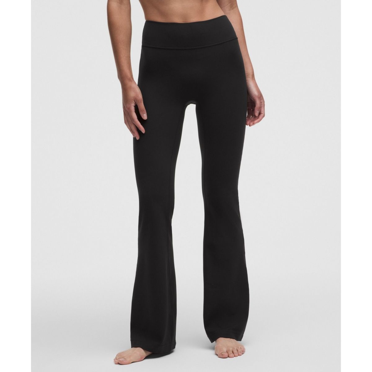 룰루레몬(LULULEMON) 그루브 노라인 하이라이즈 플레어드 팬츠 *아시아 핏  BLK